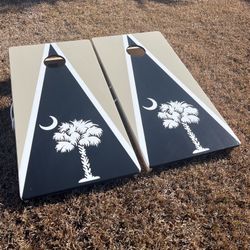 3/4” Thick Pine Plywood Cornhole Boards With Bags