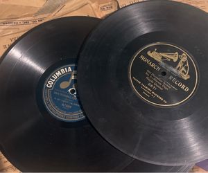 Lot of Fourteen 78rpm Antique Vaudeville and Jazz Records, 1910s, 1920s etc vinyl shellac phonograph records