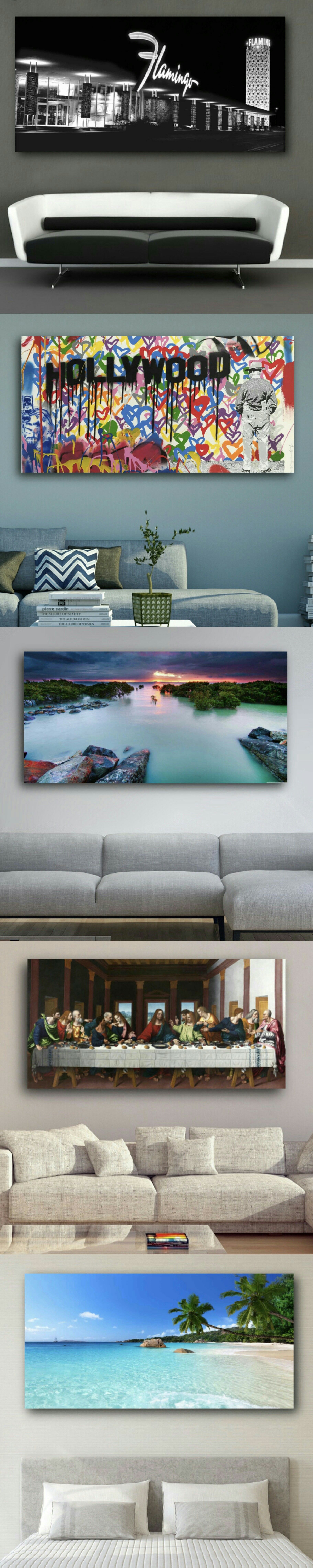 Contemporary Wall Art Abstract Artwork Modern Canvas Prints Oil Painting Pictures 60"x30"