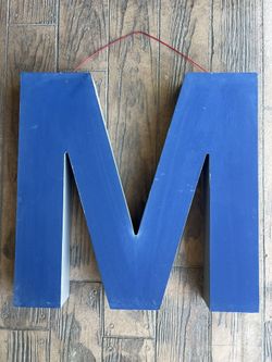 Big Metal Letter M