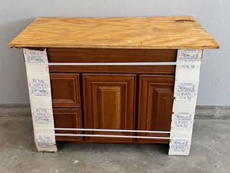 New Royal Cabinets Dark Wood Bathroom Vanity Base Cabinet