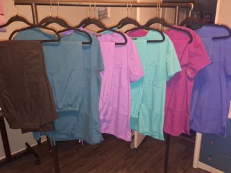 Medical Scrubs Tops and Pants Lot L-Xl