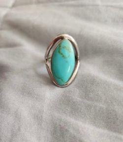 Vintage Mexico Silver & Turquoise Ring