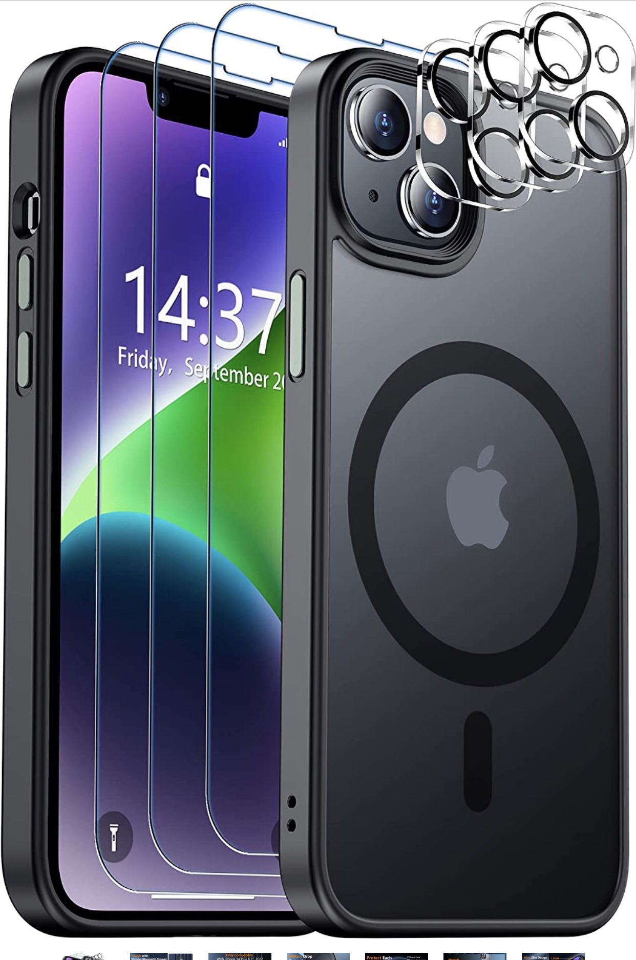 #1-16)Magnetic for iPhone 14 Plus Case