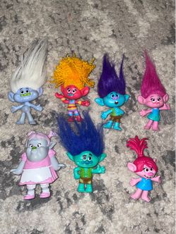 DreamWorks Trolls Mini Figures Set of 7