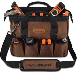 17-Pockets Electrician Tool Bag, 14" Portable tool bag,