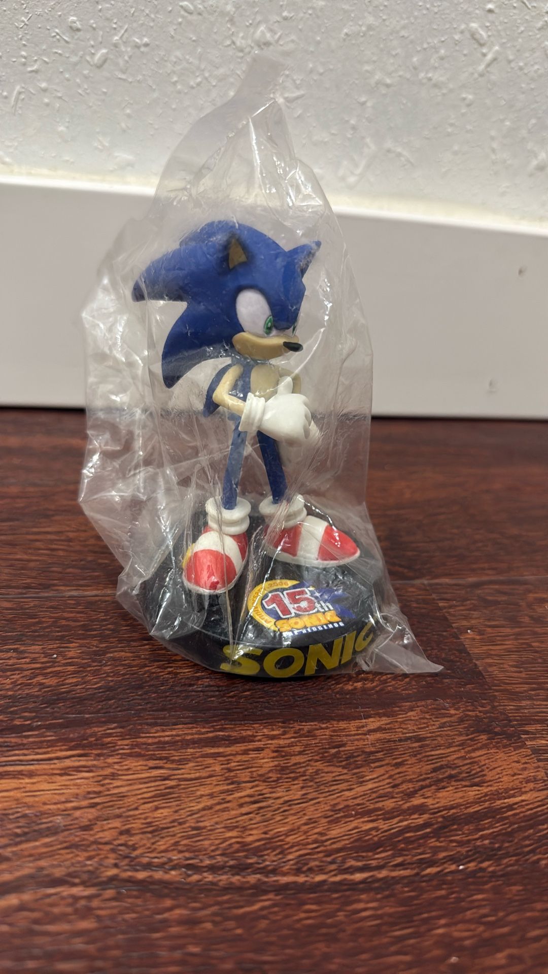 SEGA Sonic the Hedgehog 15th Anniversary 2006 4" Vinyl Figure Statue Promo NEW!