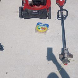 Lawn Mower And String Trimmer 