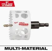 Milwaukee - 3 in. Hole Dozer Bi-Metal Hole Saw