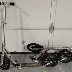 PAIR- Adult Razor Scooters