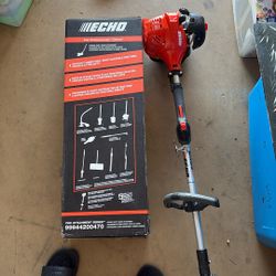 Echo Gas  Powered Weed Whacker W/ Brand New Edger Attachment Never Used