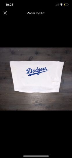 Women’s Dodgers Tube Top Baseball - Crop Top 
