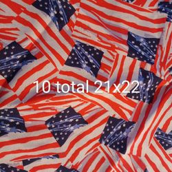American Flag Bandanas