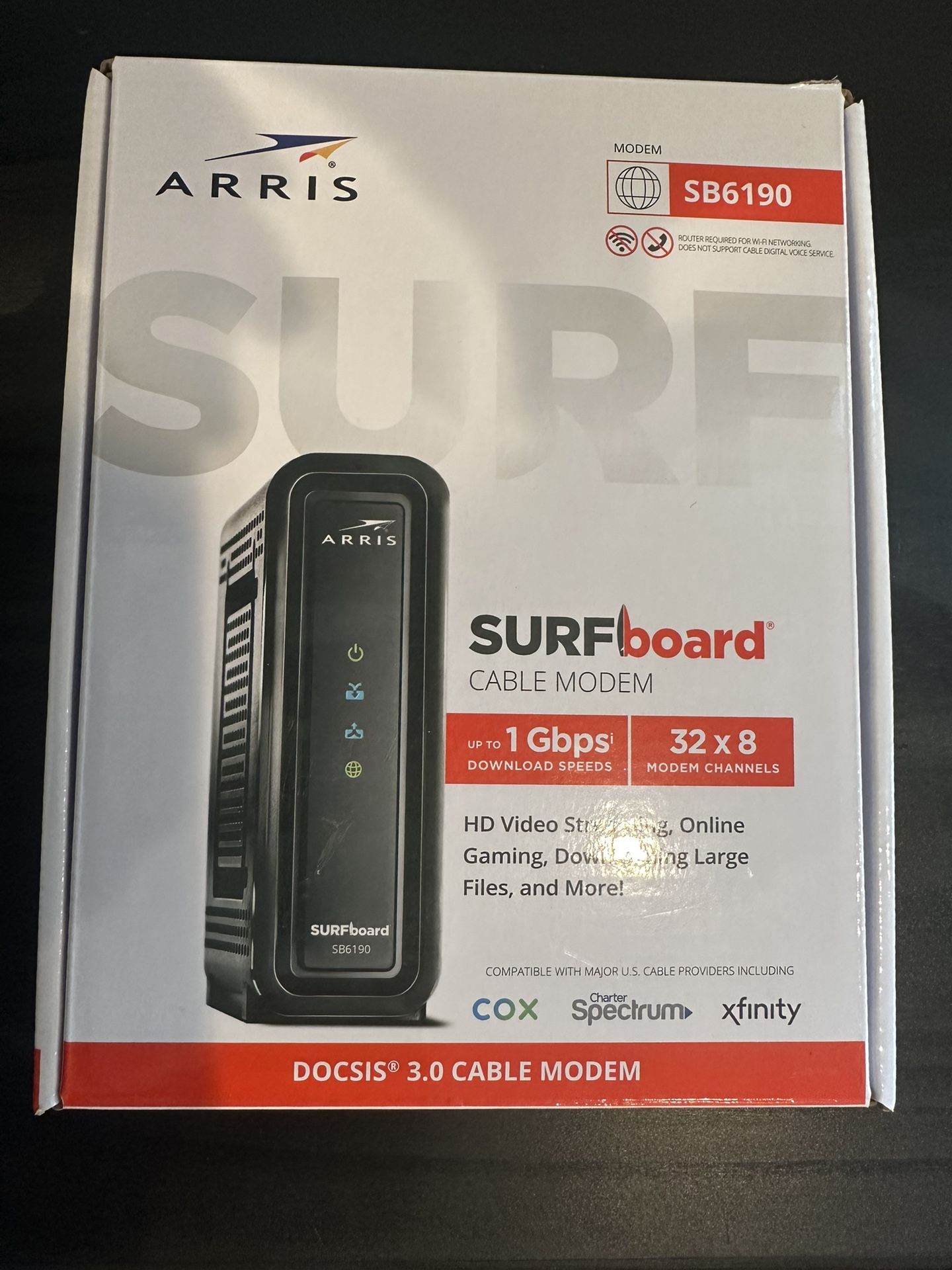 ARRIS SB 6190 MODEM