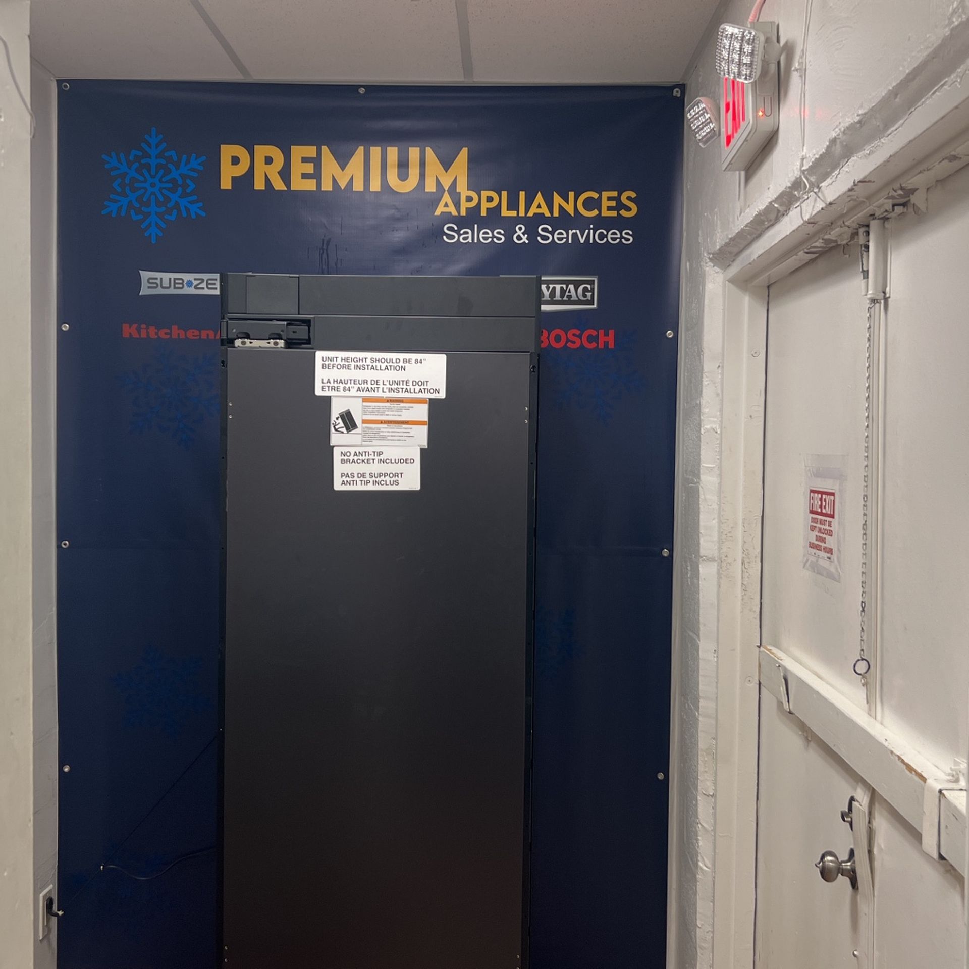 JENNAIR FREEZER COLUMN 36” PANEL READY OPEN BOX