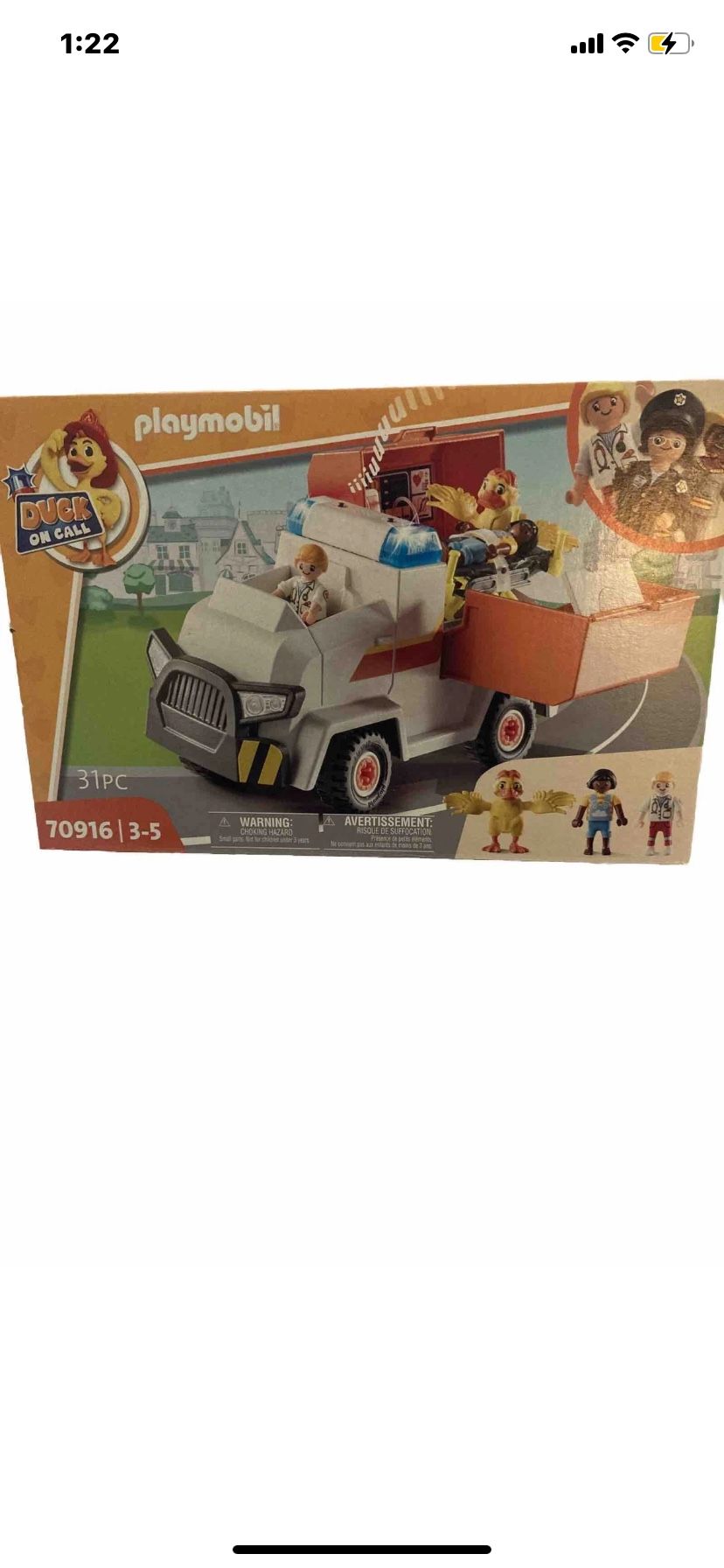 PLAYMOBIL DUCK ON CALL