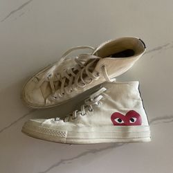 CDG Beige Converse