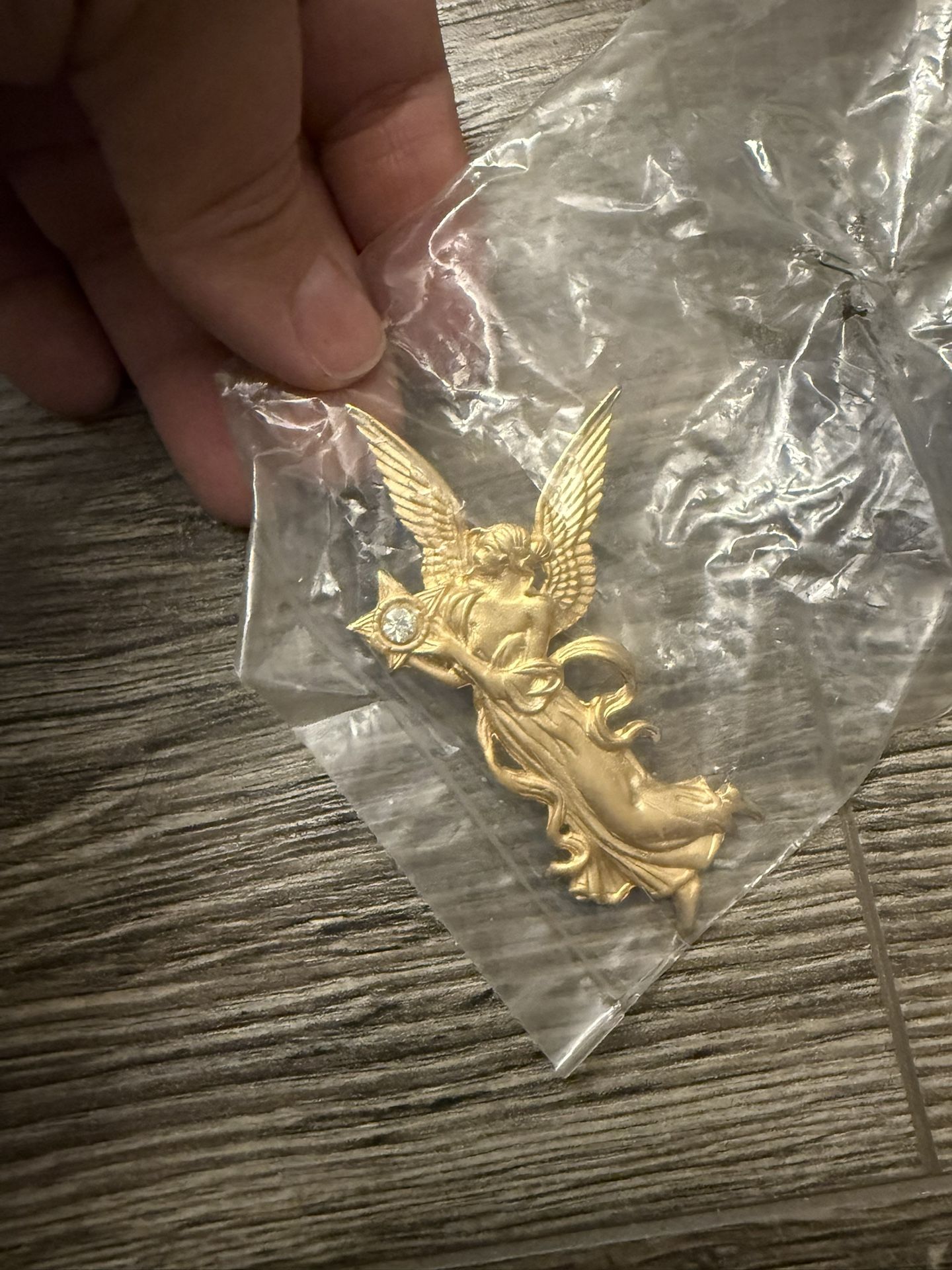 Vintage JJ Jonette Angel brooch