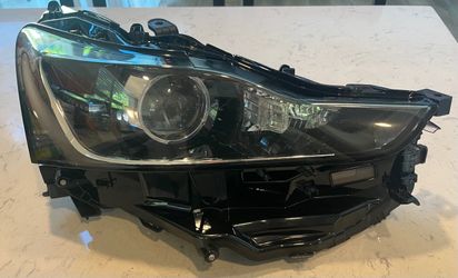 2017-2020 LEXUS IS300 IS350 RH PASSENGER SIDE SINGLE BEAM LED AFS HEADLIGHT 8114zero53820 OEM