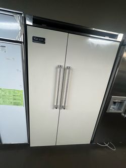 VIKING 48”WIDE BUILT IN REFRIGERATOR OFF WHITE