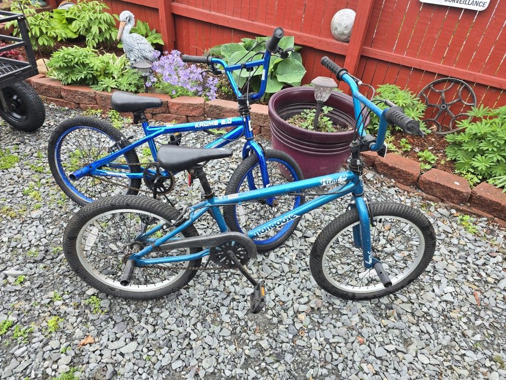 Bmx Bikes Pair