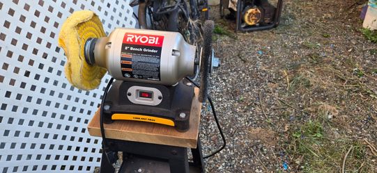 Ryobi bench grinder with stand
