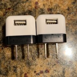 2 Fold Out USB Chargers 