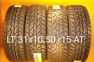 31/10.50/15 For Sale 4 New Tires LT AT All Terrain We Service Motorcycle Tires