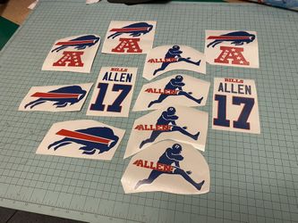Bills Stickers Decals