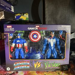Gamerverse Venom Vs Captain America 2 pack