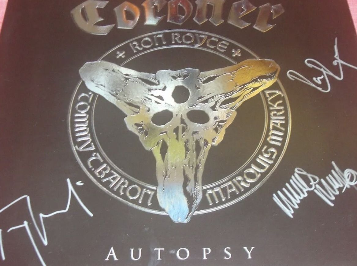 Coroner “Autopsy” Rare Autographed Limited Edition Vinyl
