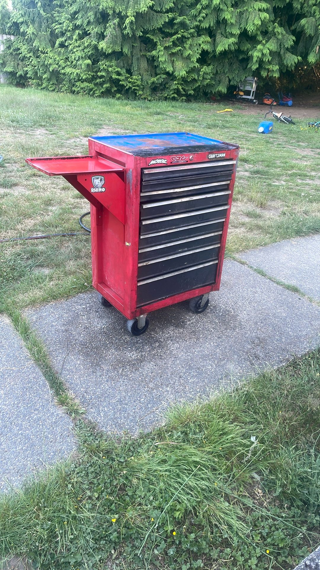 Vintage craftsman tool box