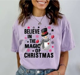 Purple Christmas T-shirt 