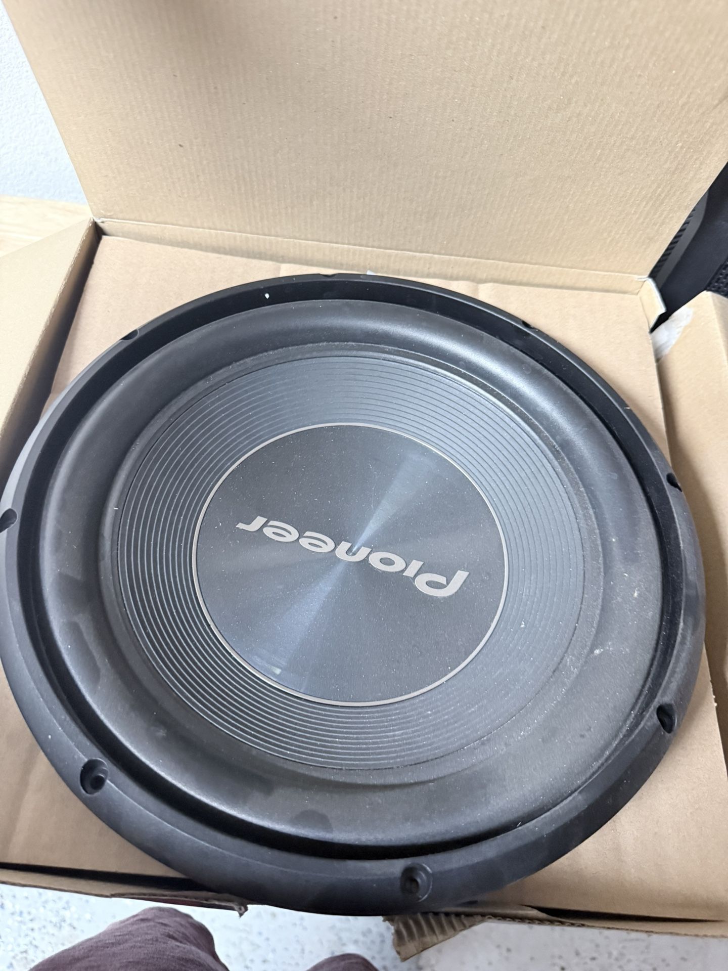 12” subwoofer