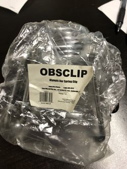 Barbell clips - still in plastic - never used