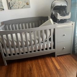 Baby Crib & Changing Table