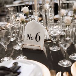Table Number Wedding Decor