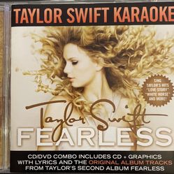 TAYLOR SWIFT Fearless Karaoke (CD + DVD-2009)