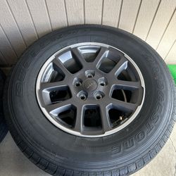 2021 Jeep Gladiator Overland OEM wheels and tires