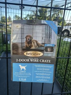 Brand New 2 Door Wire Crate