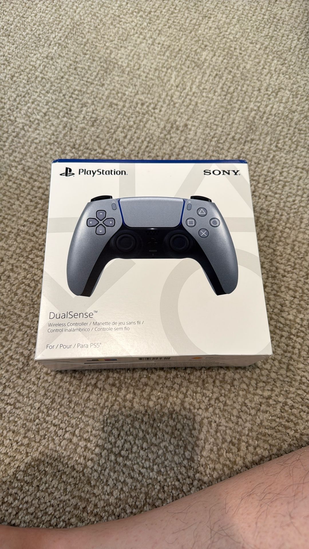 Brand new Factory Sealed Sony PlayStation 5 PS5 Controller Silver