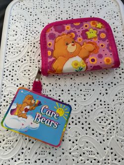 Vintage Care Bears wallet y2k