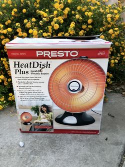 Presto HeatDish Plus parabolic electric space heater