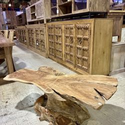 Teak Freeform Coffee Table