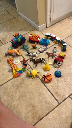 Group of Small Kid Toys 