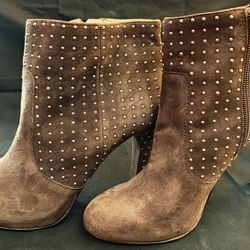 INC - Brown Suede Studded Ankle Boot - Berree 2 model - Size 7.5