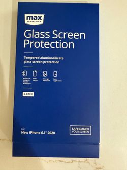 Glass screen protector for phones