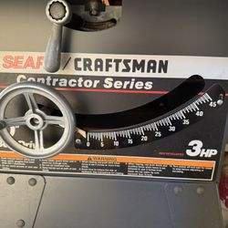 Craftsman Contractors Table Saw