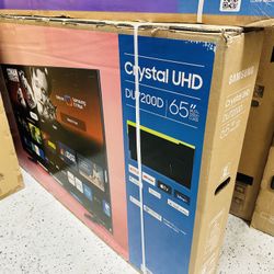 65” Samsung Crystal DU7200 4K UHD Smart Tv