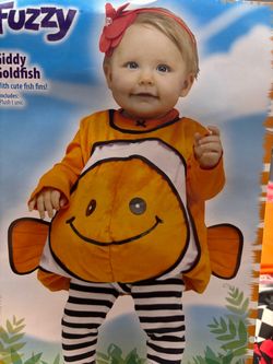 New, Baby Infant Goldfish “Nemo” Costume fits up to 24 mos